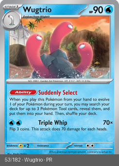 S&V - PAR - 53 - Wugtrio - UNCOMMON - Normal