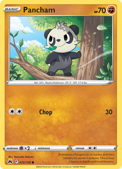 SwSh - CRZ - 72 - Pancham - COMMON - Normal