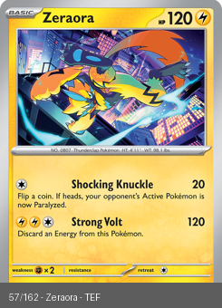 S&V - TEF - 57 - Zeraora - UNCOMMON - Normal