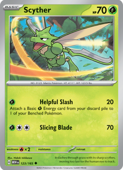 S&V - MEW (151) - 123 - Scyther - UNCOMMON - Normal