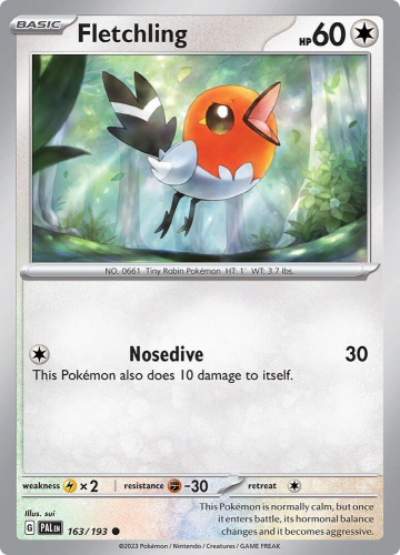 S&V - PAL - 163 - Fletchling - COMMON - Normal