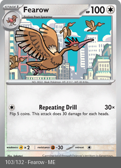 Meg - MEG - 103 - Fearow - COMMON - Normal