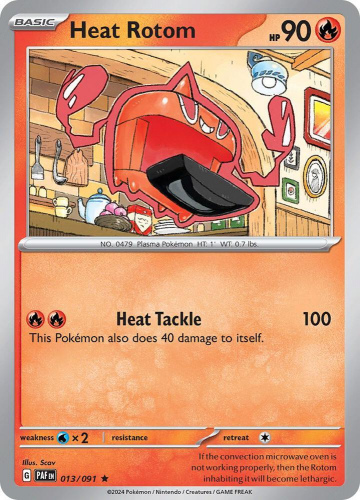 S&V - PAF - 13 - Heat Rotom - RARE - Holofoil