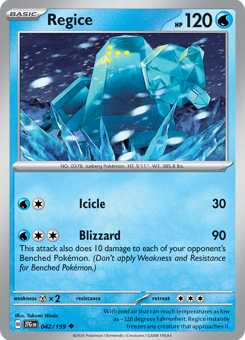 S&V - JTG - 42 - Regice - UNCOMMON - Normal