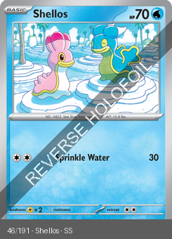 S&V - SSP - 46 - Shellos - COMMON - Reverse Holo
