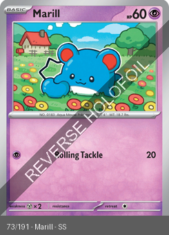 S&V - SSP - 73 - Marill - COMMON - Reverse Holo
