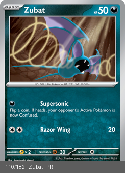 S&V - PAR - 110 - Zubat - COMMON - Normal