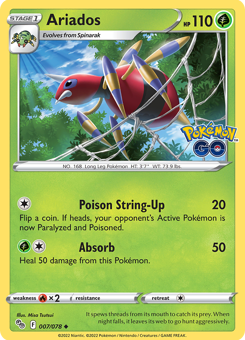 SwSh - PGO - 007 - Ariados - UNCOMMON - Normal
