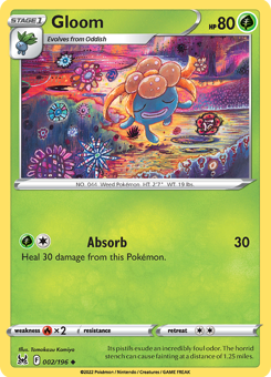 SwSh - LOR - 002 - Gloom - UNCOMMON - Normal