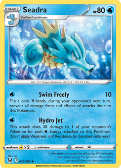 SwSh - LOR - 036 - Seadra - UNCOMMON - Normal