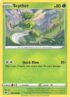 SwSh - ASR - 5 - Scyther - COMMON - Normal