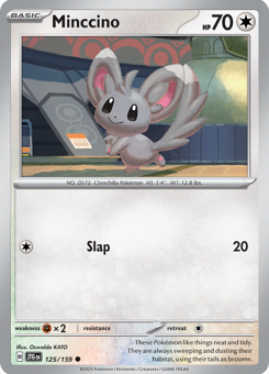 S&V - JTG - 125 - Minccino - COMMON - Normal