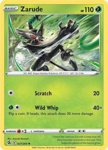 SwSh - FST - 027 - Zarude - UNCOMMON - Normal