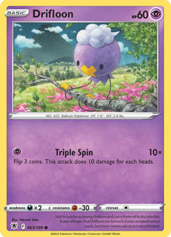 SwSh - ASR - 63 - Drifloon - COMMON - Normal
