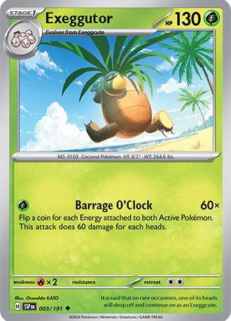 S&V - SSP - 3 - Exeggutor - UNCOMMON - Normal