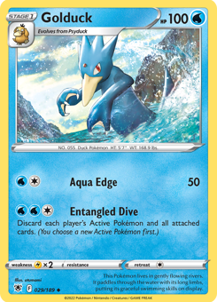 SwSh - ASR - 29 - Golduck - UNCOMMON - Normal