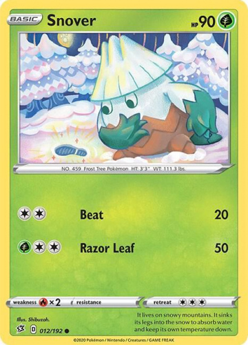 SwSh - RCL - 012 - Snover - COMMON - Normal