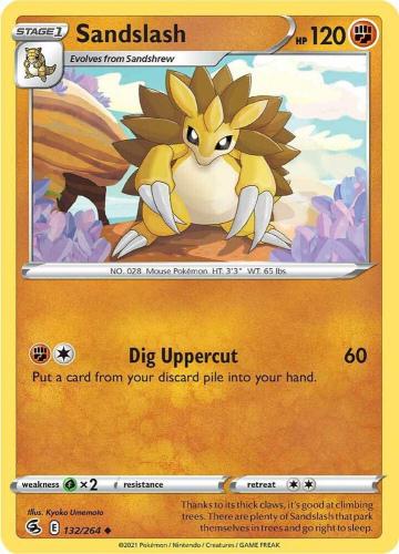 SwSh - FST - 132 - Sandslash - UNCOMMON - Normal