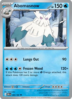 S&V - DRI - 60 - Abomasnow - UNCOMMON - Normal