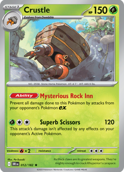 S&V - DRI - 12 - Crustle - RARE - Holofoil