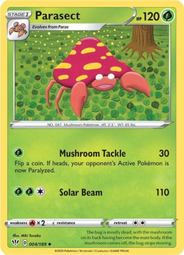 SwSh - DAA - 004 - Parasect - UNCOMMON - Normal