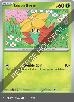 S&V - SCR - 10 - Gossifleur - COMMON - Reverse Holo