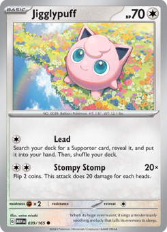 S&V - MEW (151) - 39 - Jigglypuff - COMMON - Normal