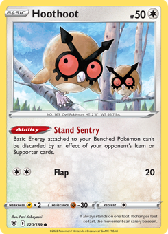 SwSh - ASR - 120 - Hoothoot - COMMON - Normal