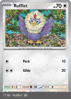 S&V - BLK - 77 - Rufflet - COMMON - Normal