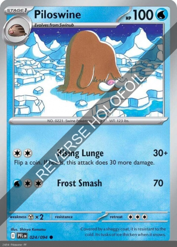 Meg - PFL - 24 - Piloswine - COMMON - Reverse Holo