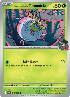 S&V - DRI - 19 - Team Rocket's Tarountula - COMMON - Normal