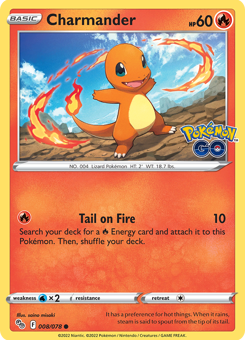 SwSh - PGO - 008 - Charmander - COMMON - Normal