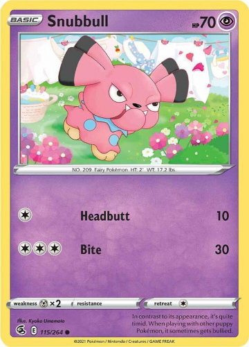 SwSh - FST - 115 - Snubbull - COMMON - Normal