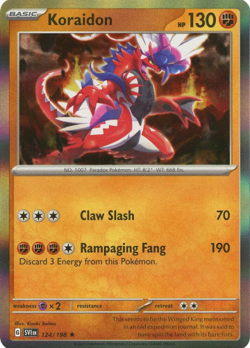 S&V - SVI - 124 - Koraidon - RARE - Holofoil