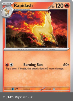 S&V - SCR - 20 - Rapidash - UNCOMMON - Normal
