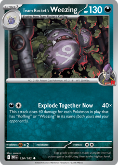 S&V - DRI - 126 - Team Rocket's Weezing - UNCOMMON - Normal