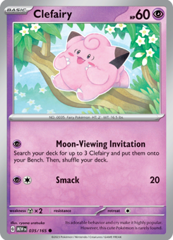 S&V - MEW (151) - 35 - Clefairy - COMMON - Normal