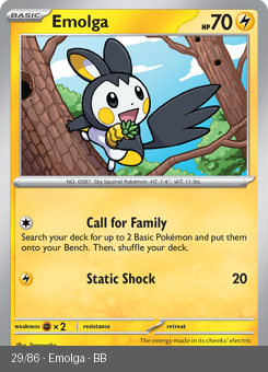 S&V - BLK - 29 - Emolga - COMMON - Normal