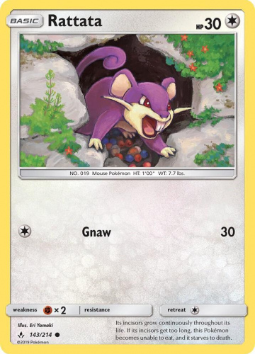 S&M - UNB - 143 - Rattata - COMMON - Normal