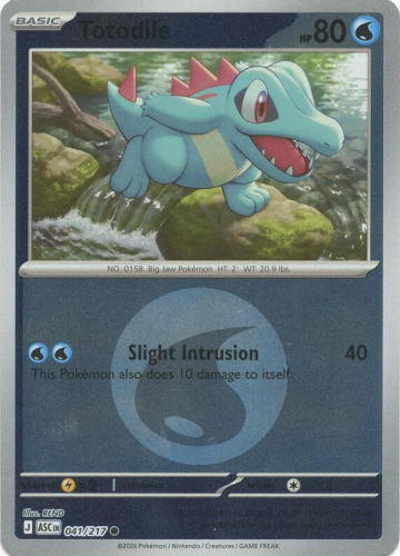 Meg - ASC - 41 - Totodile - COMMON - Energy Holo
