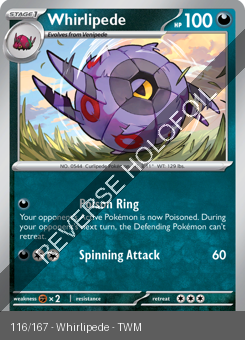 S&V - TWM - 116 - Whirlipede - COMMON - Reverse Holo
