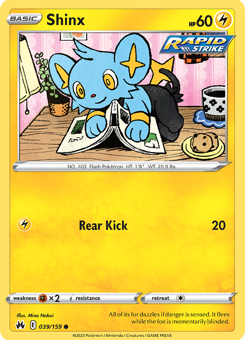 SwSh - CRZ - 39 - Shinx - COMMON - Normal