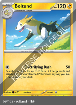 S&V - TEF - 59 - Boltund - UNCOMMON - Reverse Holo