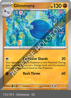 S&V - SSP - 115 - Glimmora - COMMON - Reverse Holo