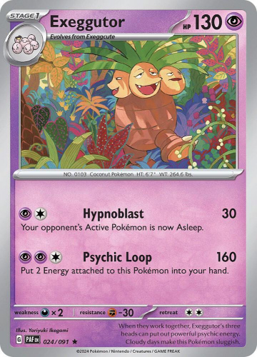 S&V - PAF - 24 - Exeggutor - RARE - Holofoil