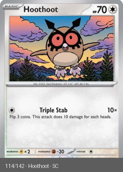 S&V - SCR - 114 - Hoothoot - COMMON - Normal