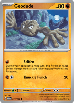 S&V - MEW (151) - 74 - Geodude - COMMON - Normal