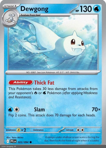 Meg - PFL - 22 - Dewgong - COMMON - Normal