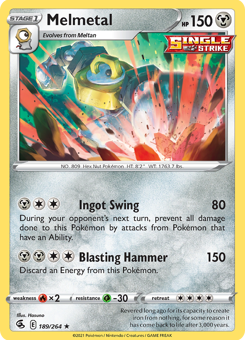 SwSh - FST - 189 - Melmetal - HOLO_RARE - Holofoil