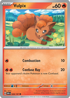 S&V - OBF - 28 - Vulpix - COMMON - Normal
